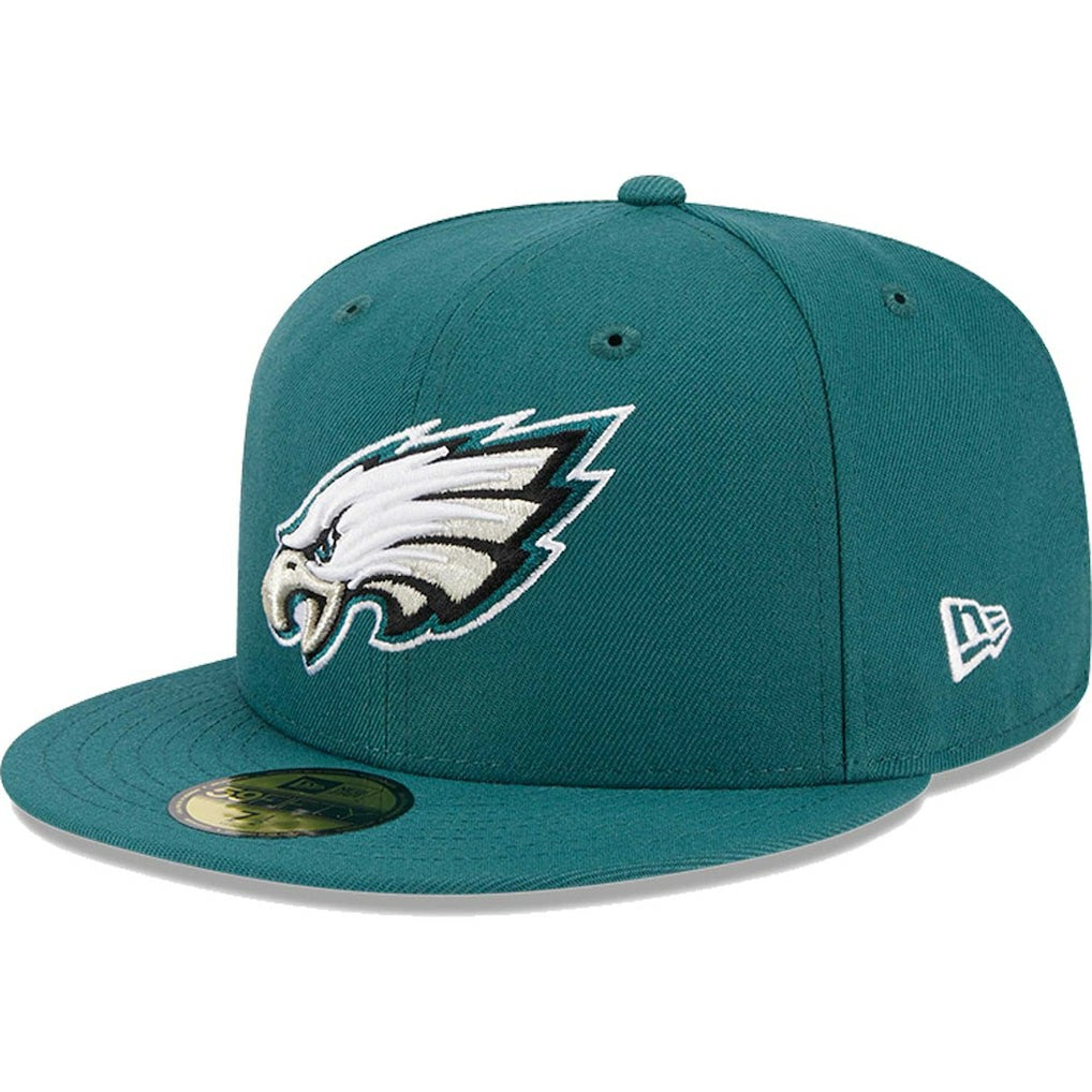 Philadelphia Eagles New Era Omaha 59FIFTY Fitted Hat Midnight Green - NFL