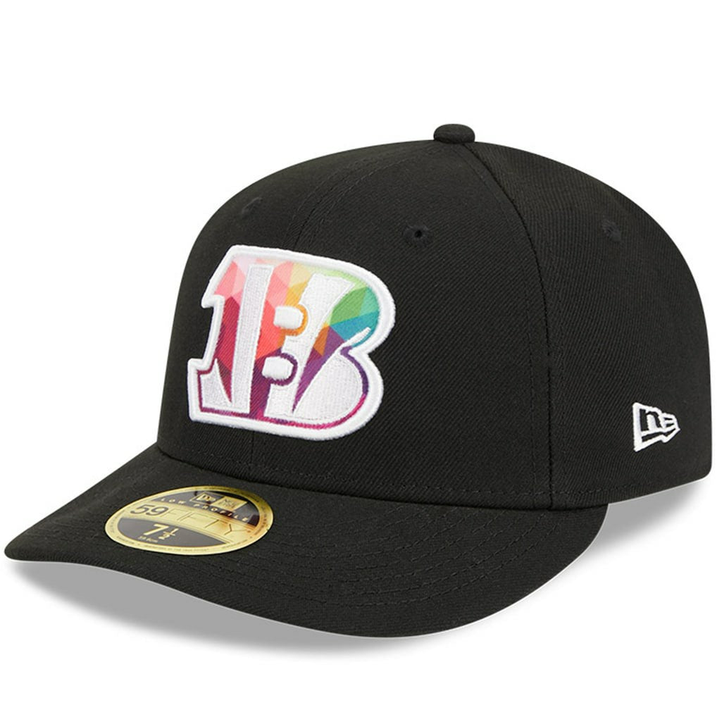 Cincinnati Bengals New Era 2023 NFL Crucial Catch Low Profile 59FIFTY Fitted Hat Black - NFL