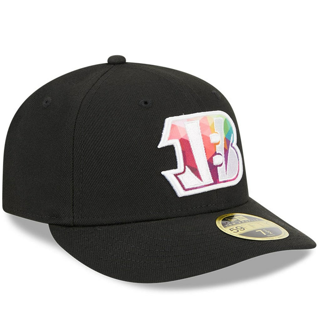 Cincinnati Bengals New Era 2023 NFL Crucial Catch Low Profile 59FIFTY Fitted Hat Black - NFL
