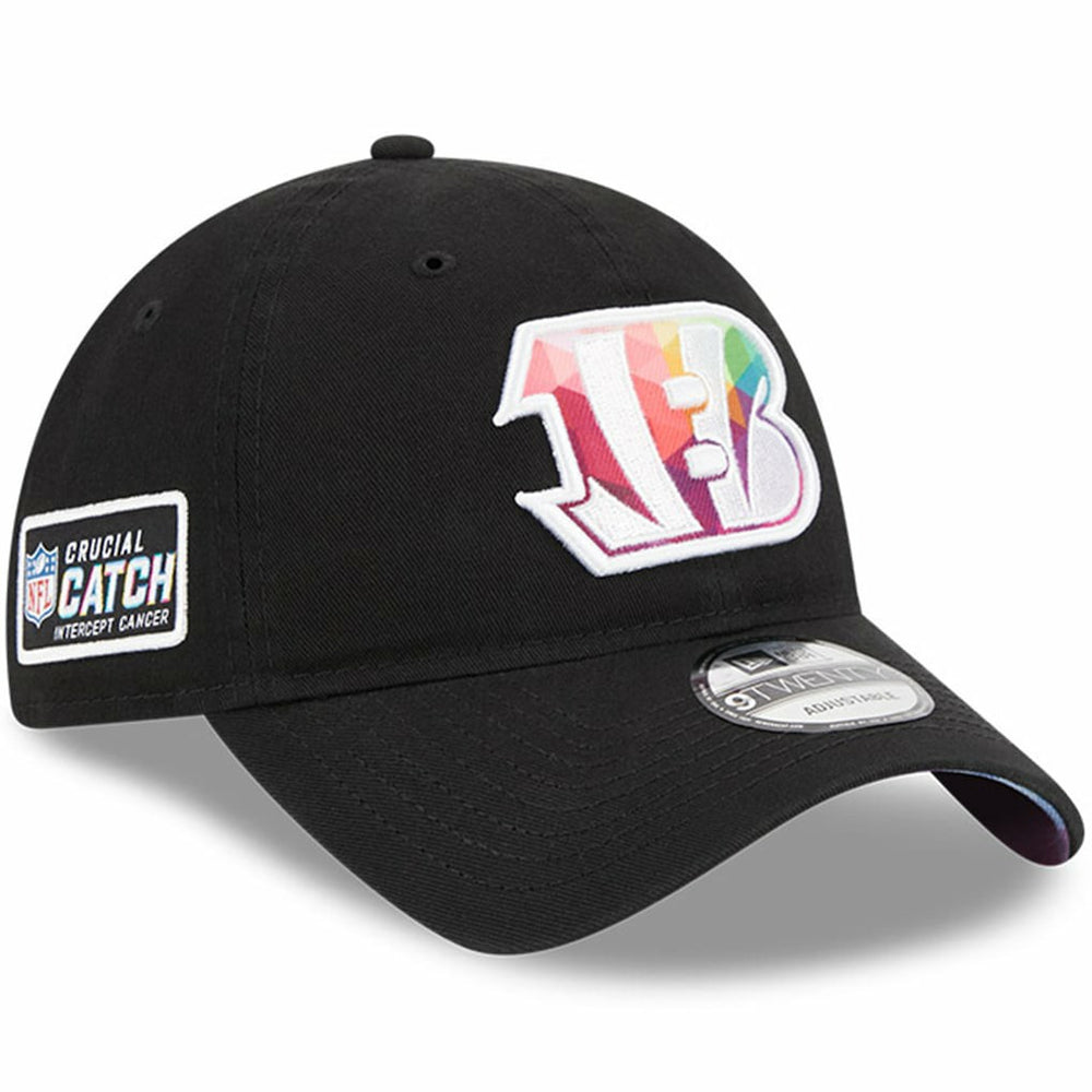 Cincinnati Bengals New Era 2023 NFL Crucial Catch 9TWENTY Adjustable Hat Black - NFL