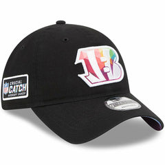 Cincinnati Bengals New Era 2023 NFL Crucial Catch 9TWENTY Adjustable Hat Black - NFL