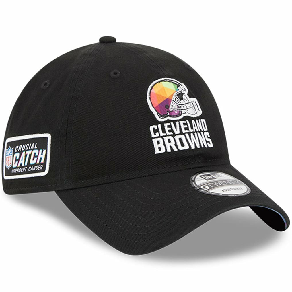 Cleveland Browns New Era 2023 NFL Crucial Catch 9TWENTY Adjustable Hat Black - NFL