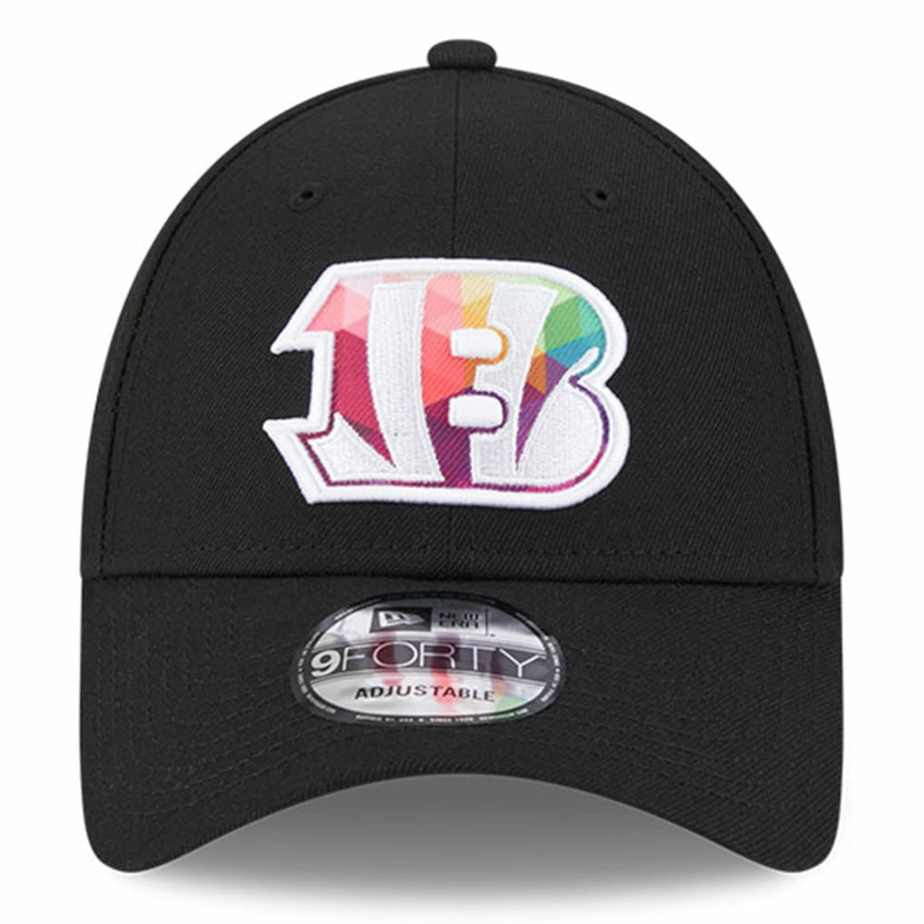 Cincinnati Bengals New Era 2023 NFL Crucial Catch 9FORTY Adjustable Hat Black - NFL