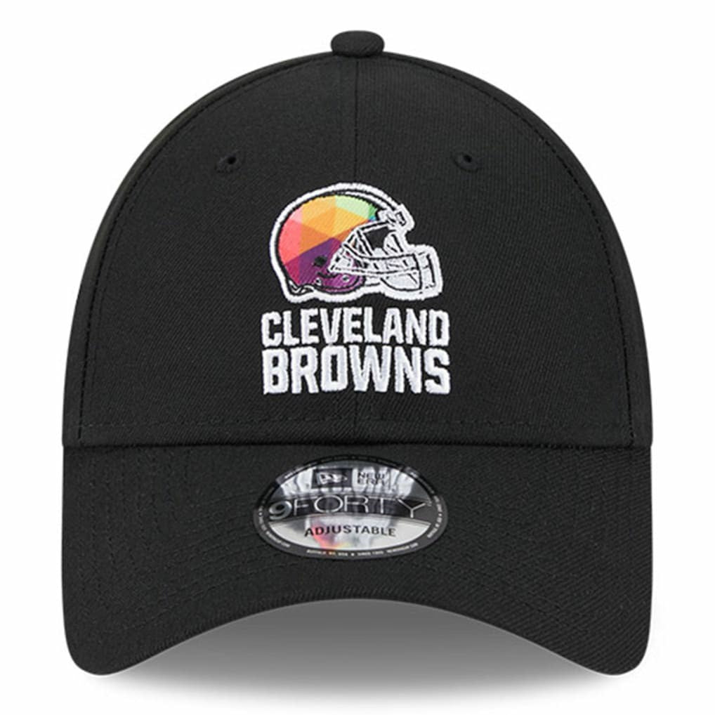 Cleveland Browns New Era 2023 NFL Crucial Catch 9FORTY Adjustable Hat Black - NFL