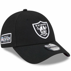 Las Vegas Raiders New Era 2023 NFL Crucial Catch 9FORTY Adjustable Hat Black - NFL
