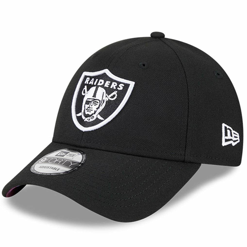 Las Vegas Raiders New Era 2023 NFL Crucial Catch 9FORTY Adjustable Hat Black - NFL