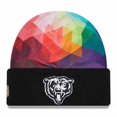 Chicago Bears New Era 2023 NFL Crucial Catch Cuffed Knit Hat Black - NFL