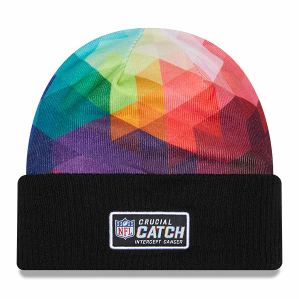 Chicago Bears New Era 2023 NFL Crucial Catch Cuffed Knit Hat Black - NFL