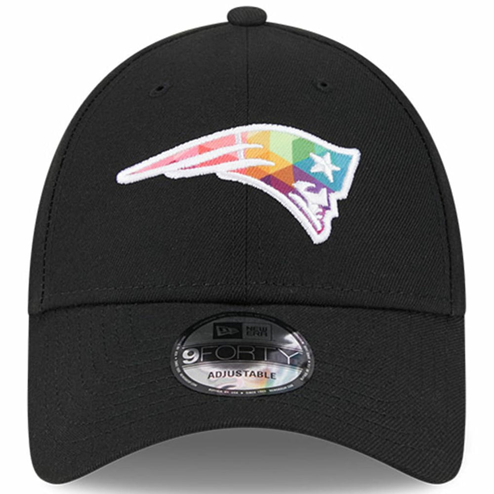 New England Patriots New Era 2023 NFL Crucial Catch 9FORTY Adjustable Hat Black - NFL