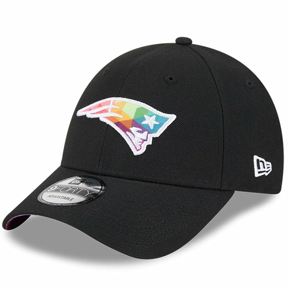 New England Patriots New Era 2023 NFL Crucial Catch 9FORTY Adjustable Hat Black - NFL