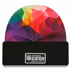 Green Bay Packers New Era 2023 NFL Crucial Catch Cuffed Knit Hat Black - NFL