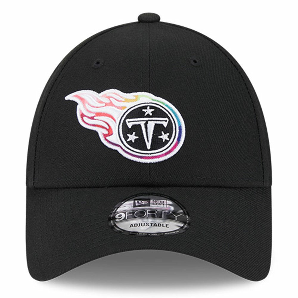 Tennessee Titans New Era 2023 NFL Crucial Catch 9FORTY Adjustable Hat Black - NFL