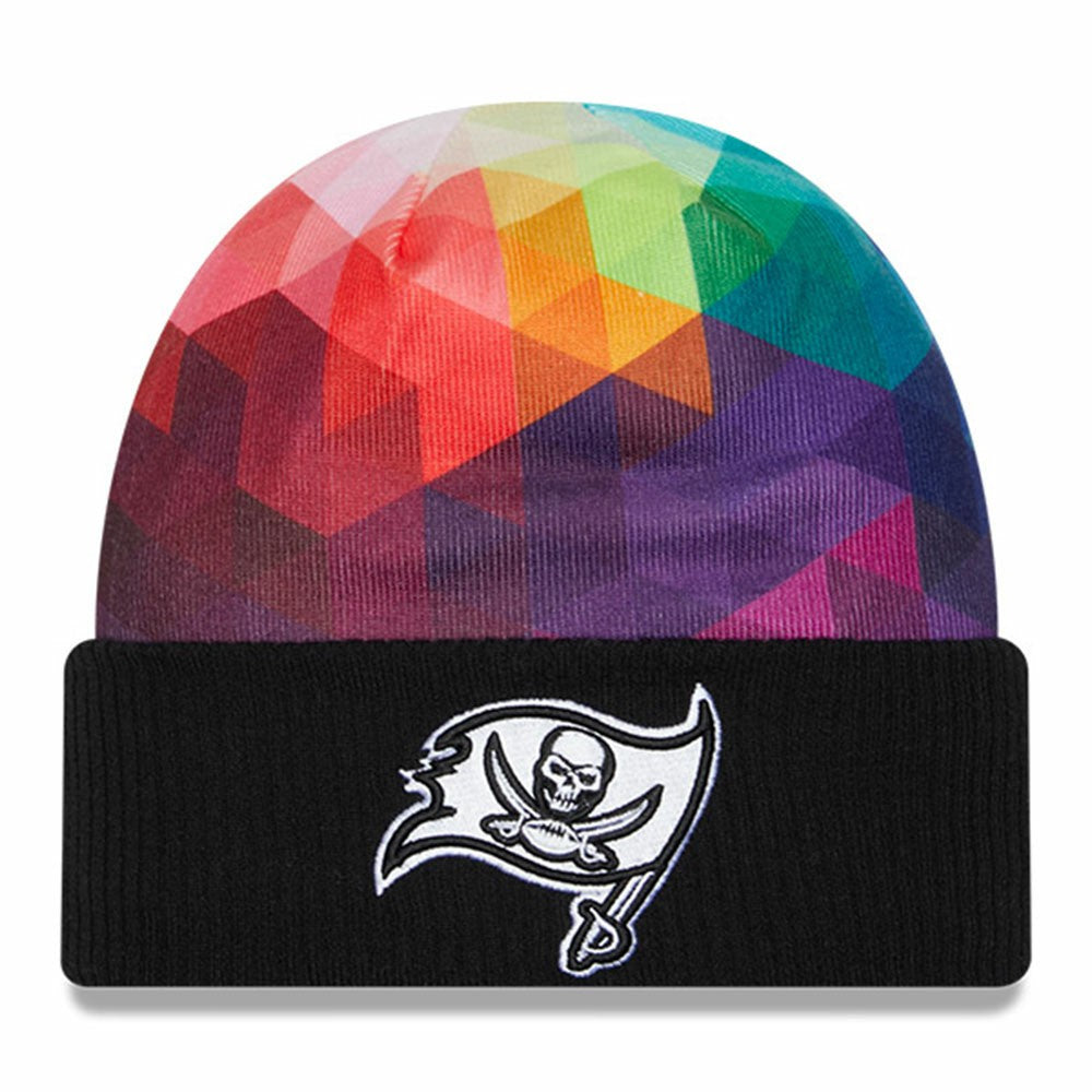 Tampa Bay Buccaneers New Era 2023 NFL Crucial Catch Cuffed Knit Hat Black - NFL