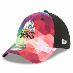 Cleveland Browns New Era 2023 NFL Crucial Catch 39THIRTY Flex Hat Pink - NFL