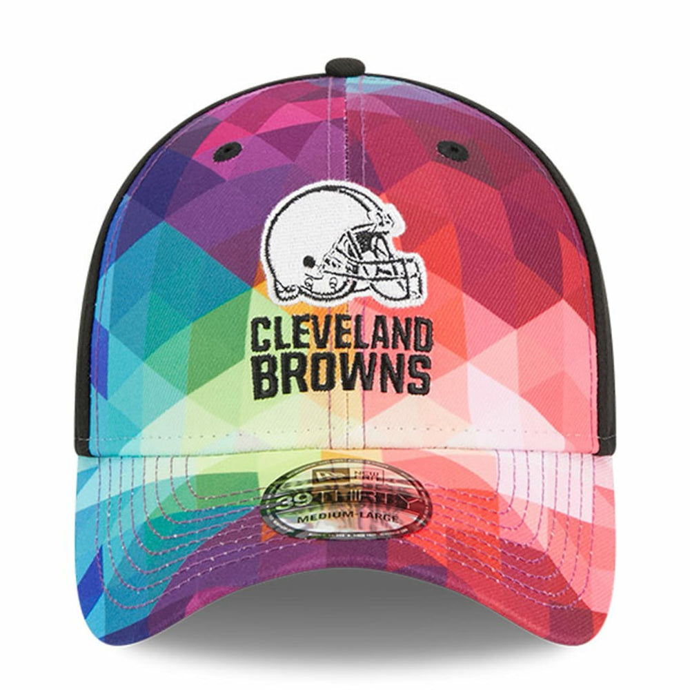 Cleveland Browns New Era 2023 NFL Crucial Catch 39THIRTY Flex Hat Pink - NFL