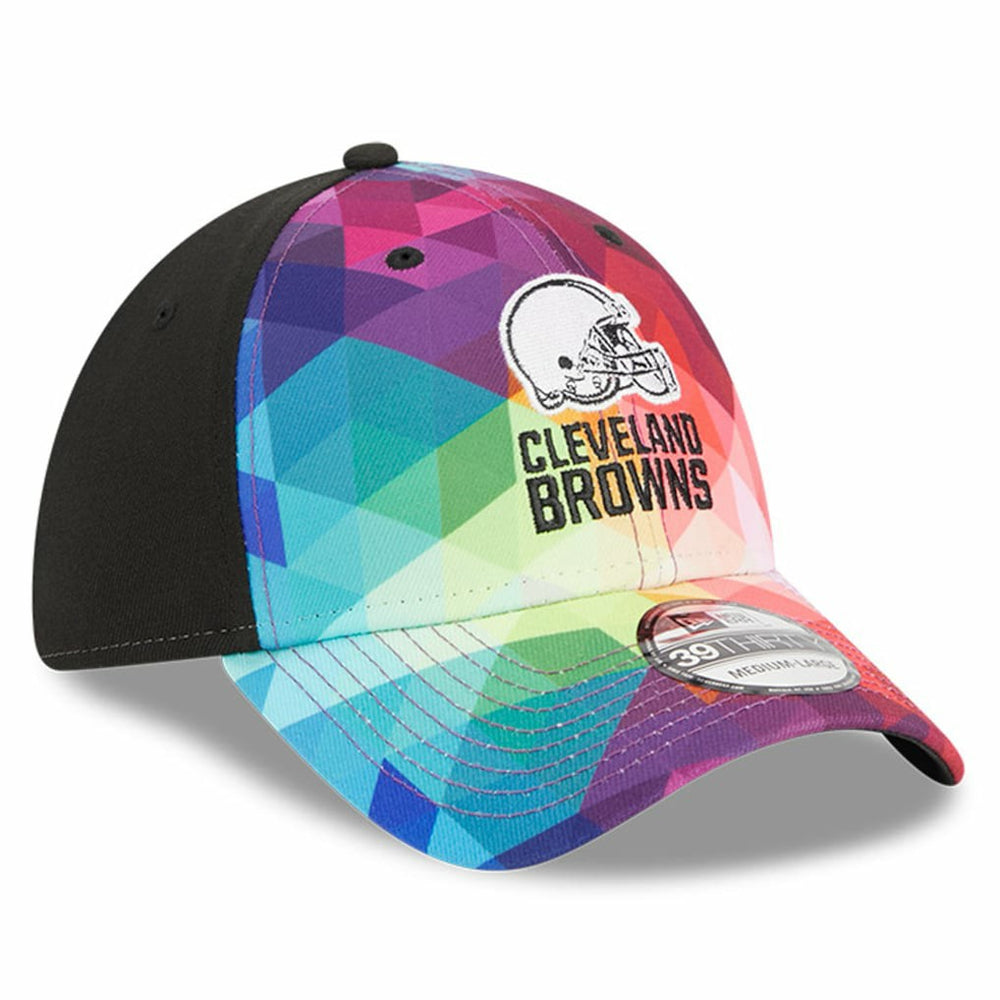 Cleveland Browns New Era 2023 NFL Crucial Catch 39THIRTY Flex Hat Pink - NFL