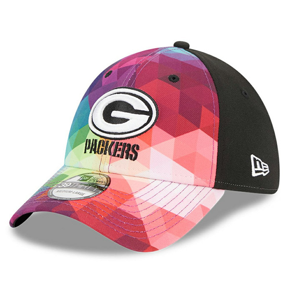 Green Bay Packers New Era 2023 NFL Crucial Catch 39THIRTY Flex Hat Pink - NFL