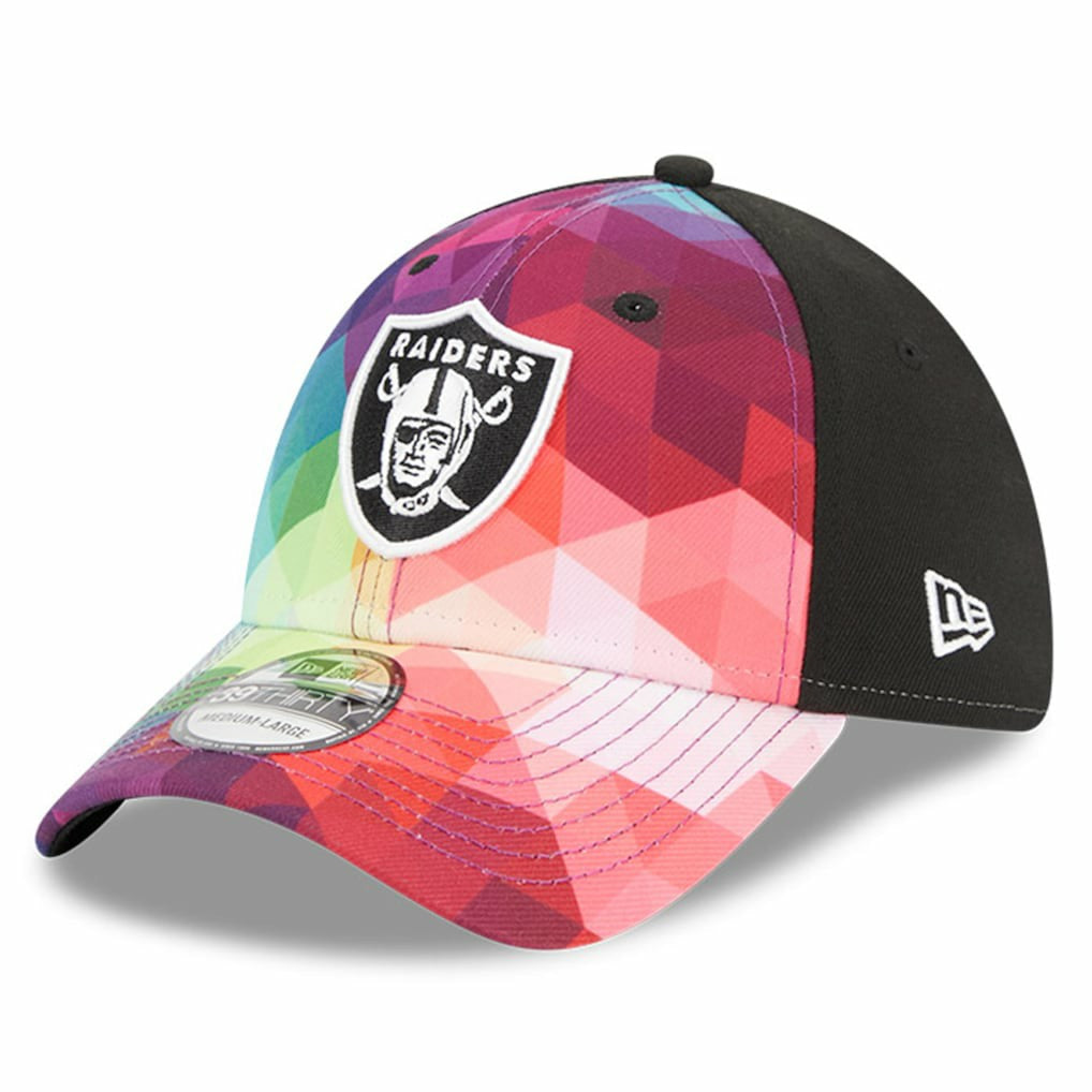 Las Vegas Raiders New Era 2023 NFL Crucial Catch 39THIRTY Flex Hat Pink - NFL