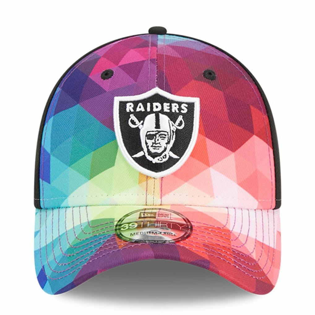 Las Vegas Raiders New Era 2023 NFL Crucial Catch 39THIRTY Flex Hat Pink - NFL