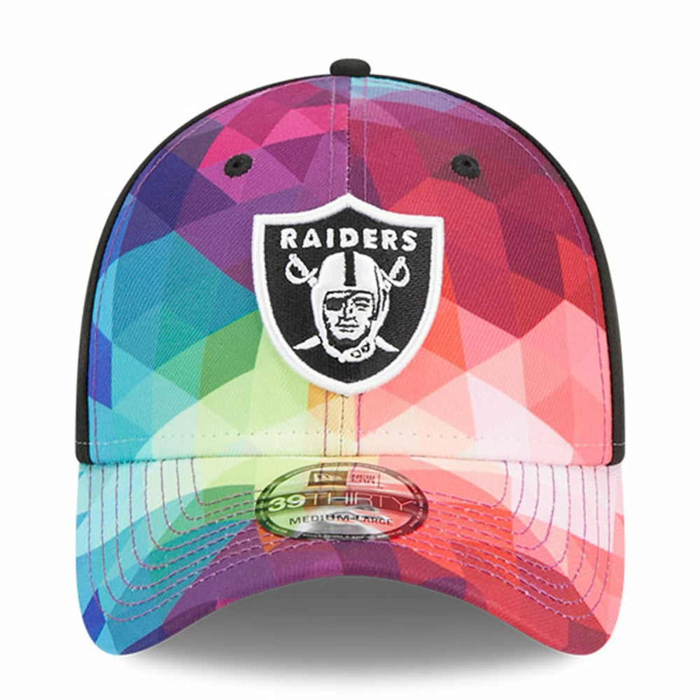 Las Vegas Raiders New Era 2023 NFL Crucial Catch 39THIRTY Flex Hat Pink - NFL