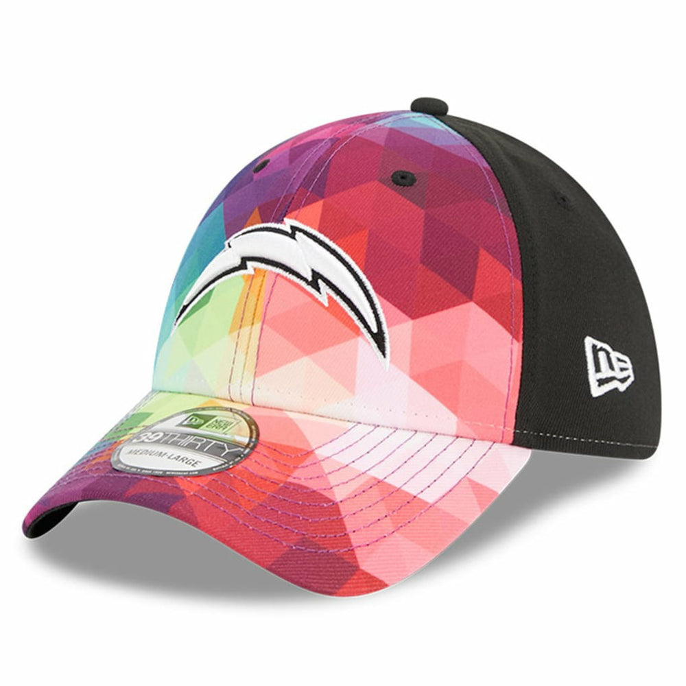Los Angeles Chargers New Era 2023 NFL Crucial Catch 39THIRTY Flex Hat Pink - NFL