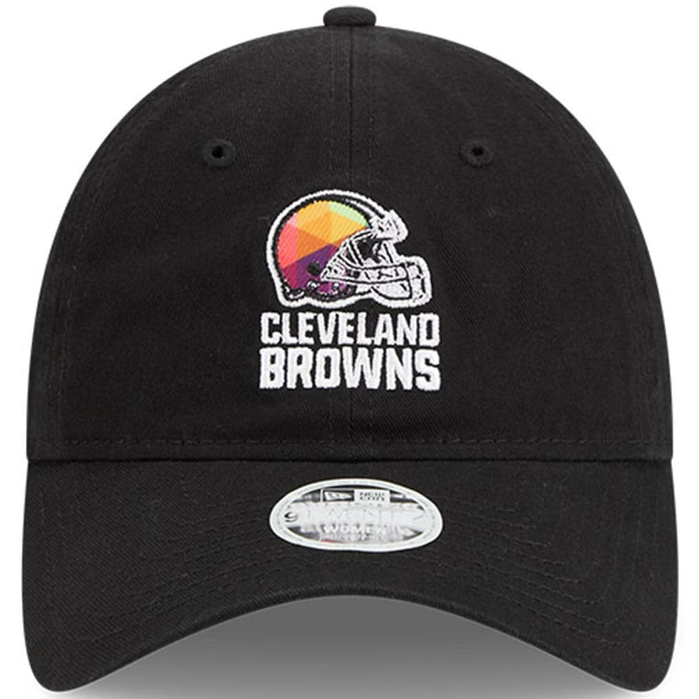 Cleveland Browns New Era Women's 2023 NFL Crucial Catch 9TWENTY Adjustable Hat Black - NFL