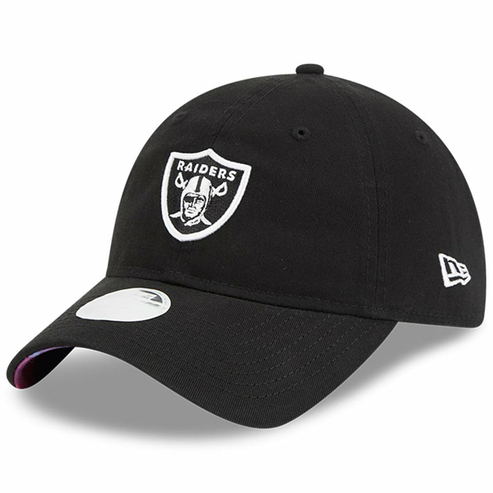 Las Vegas Raiders New Era Women's 2023 NFL Crucial Catch 9TWENTY Adjustable Hat Black - NFL