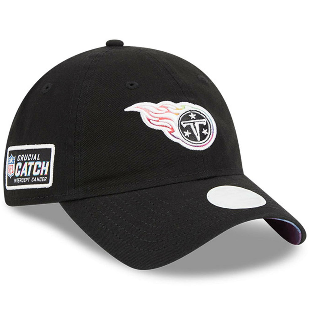 Tennessee Titans New Era Women's 2023 NFL Crucial Catch 9TWENTY Adjustable Hat Black - NFL