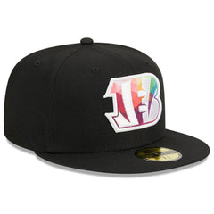 Cincinnati Bengals New Era 2023 NFL Crucial Catch 59FIFTY Fitted Hat Black - NFL