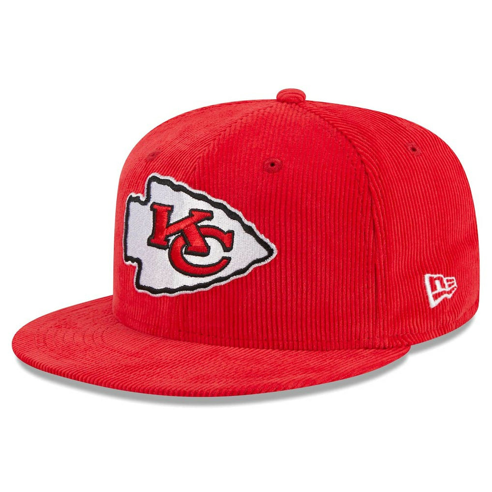 Kansas City Chiefs New Era Throwback Cord 59FIFTY Fitted Hat Red - NFL