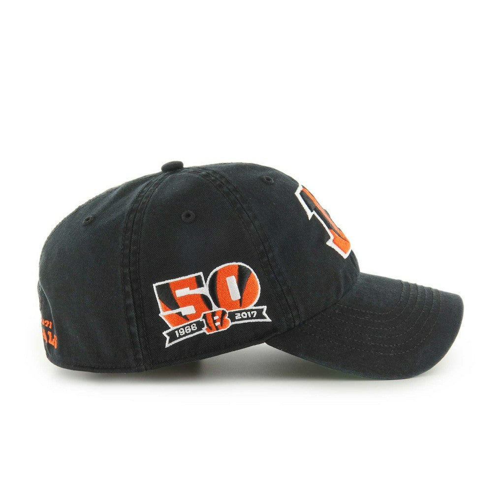 Cincinnati Bengals '47 Sure Shot Franchise Fitted Hat Black - 47 brand