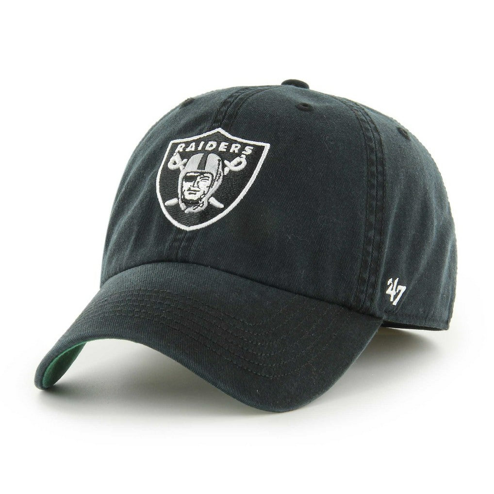 Las Vegas Raiders '47 Sure Shot Franchise Fitted Hat Black - 47 brand