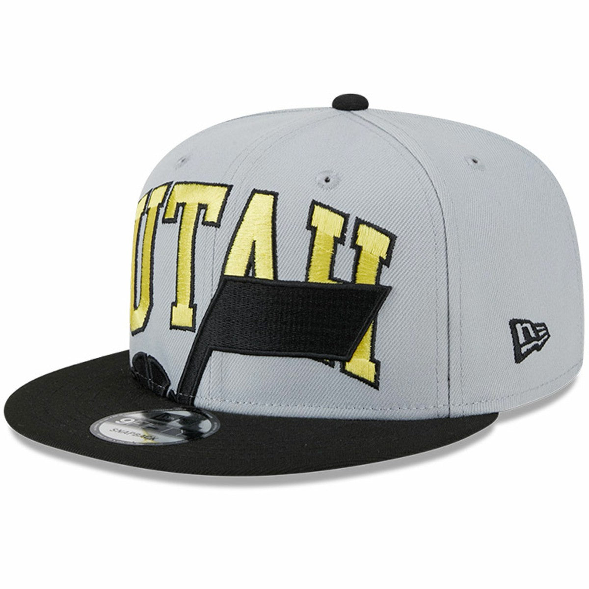 New Era - Utah Jazz Tip-Off Two-Tone 9FIFTY Snapback Hat - Gray/Black