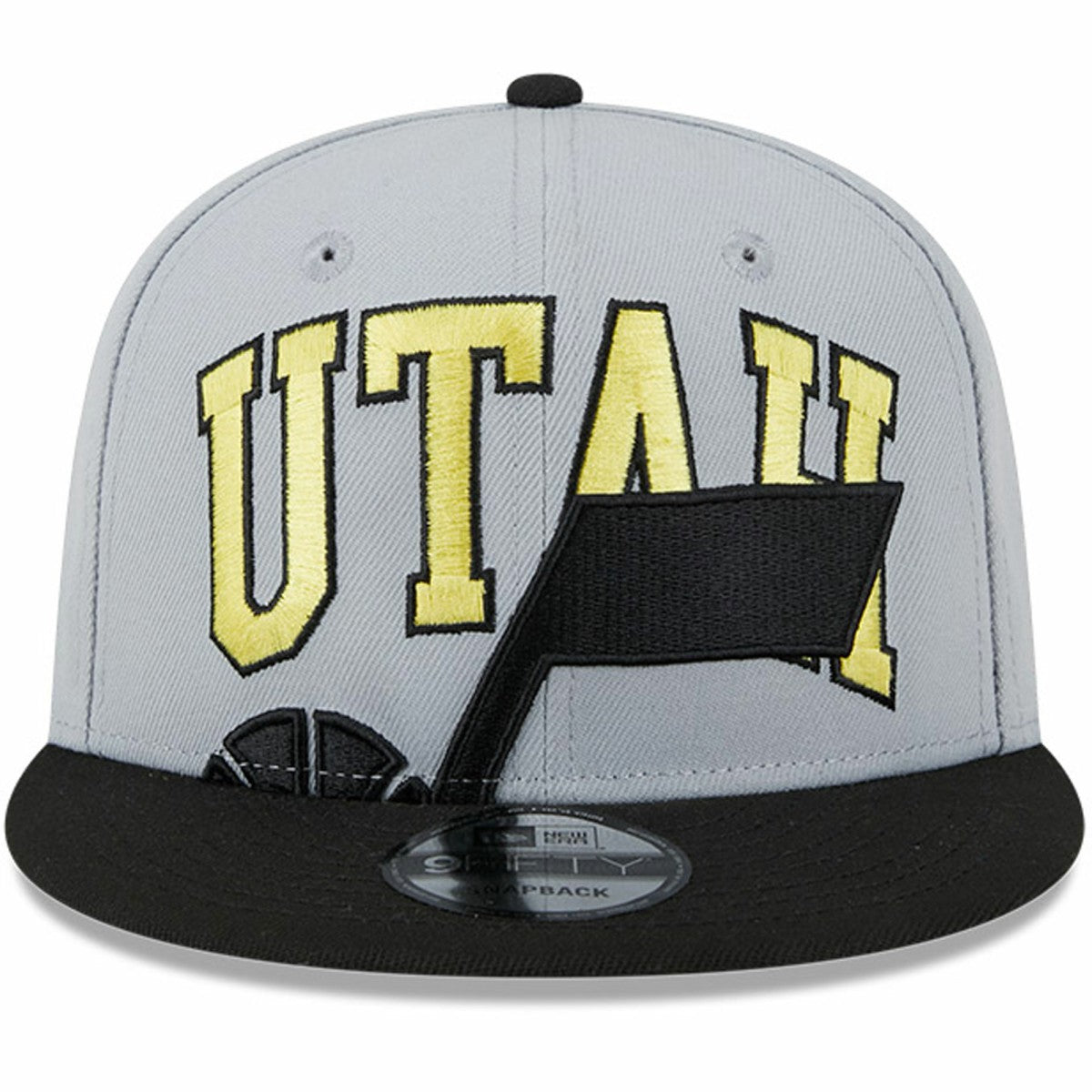 New Era - Utah Jazz Tip-Off Two-Tone 9FIFTY Snapback Hat - Gray/Black