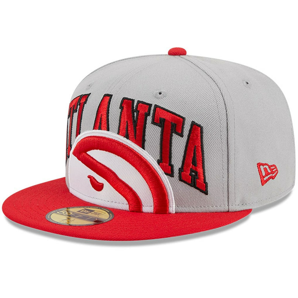New Era - Atlanta Hawks Tip-Off Two-Tone 59FIFTY Fitted Hat - Gray/Red
