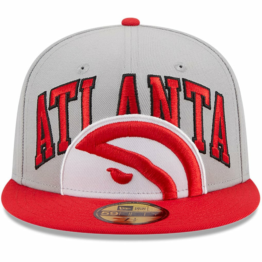 New Era - Atlanta Hawks Tip-Off Two-Tone 59FIFTY Fitted Hat - Gray/Red