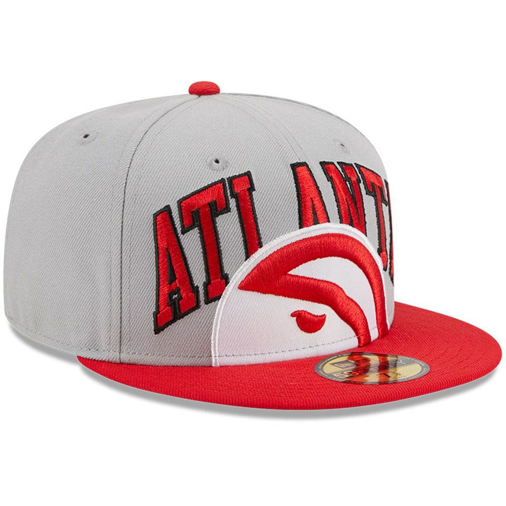 New Era - Atlanta Hawks Tip-Off Two-Tone 59FIFTY Fitted Hat - Gray/Red