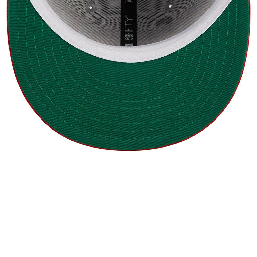 New Era - Atlanta Hawks Tip-Off Two-Tone 59FIFTY Fitted Hat - Gray/Red