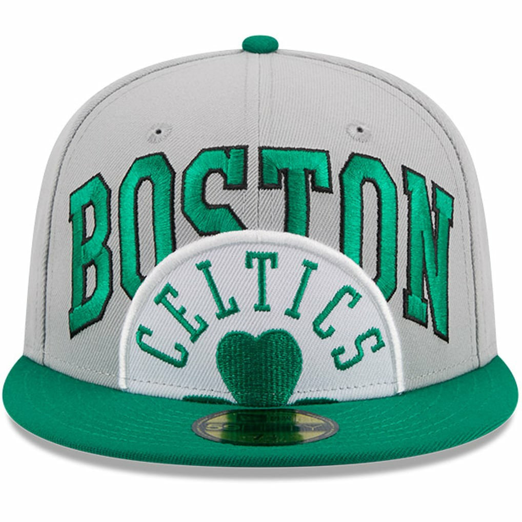New Era - Boston Celtics Tip-Off Two-Tone 59FIFTY Fitted Hat - Gray/Kelly Green