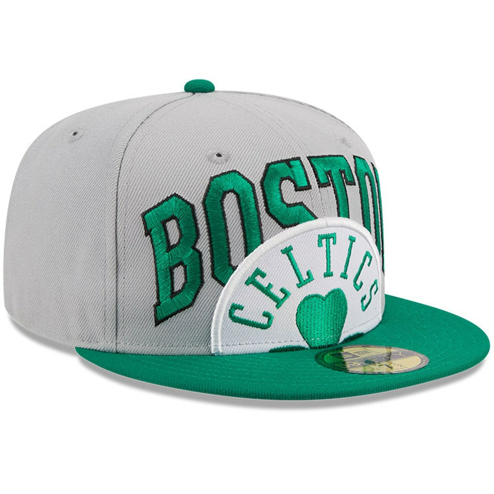 New Era - Boston Celtics Tip-Off Two-Tone 59FIFTY Fitted Hat - Gray/Kelly Green