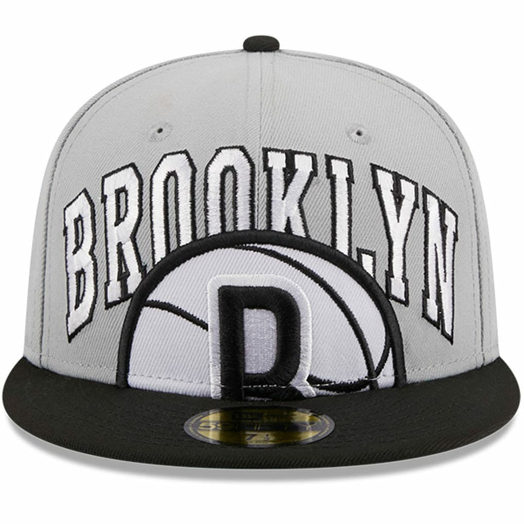 New Era - Brooklyn Nets Tip-Off Two-Tone 59FIFTY Fitted Hat - Gray/Black