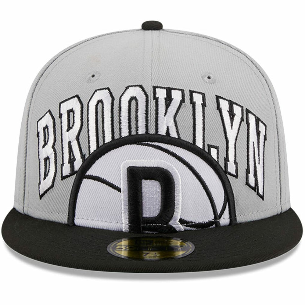 New Era - Brooklyn Nets Tip-Off Two-Tone 59FIFTY Fitted Hat - Gray/Black