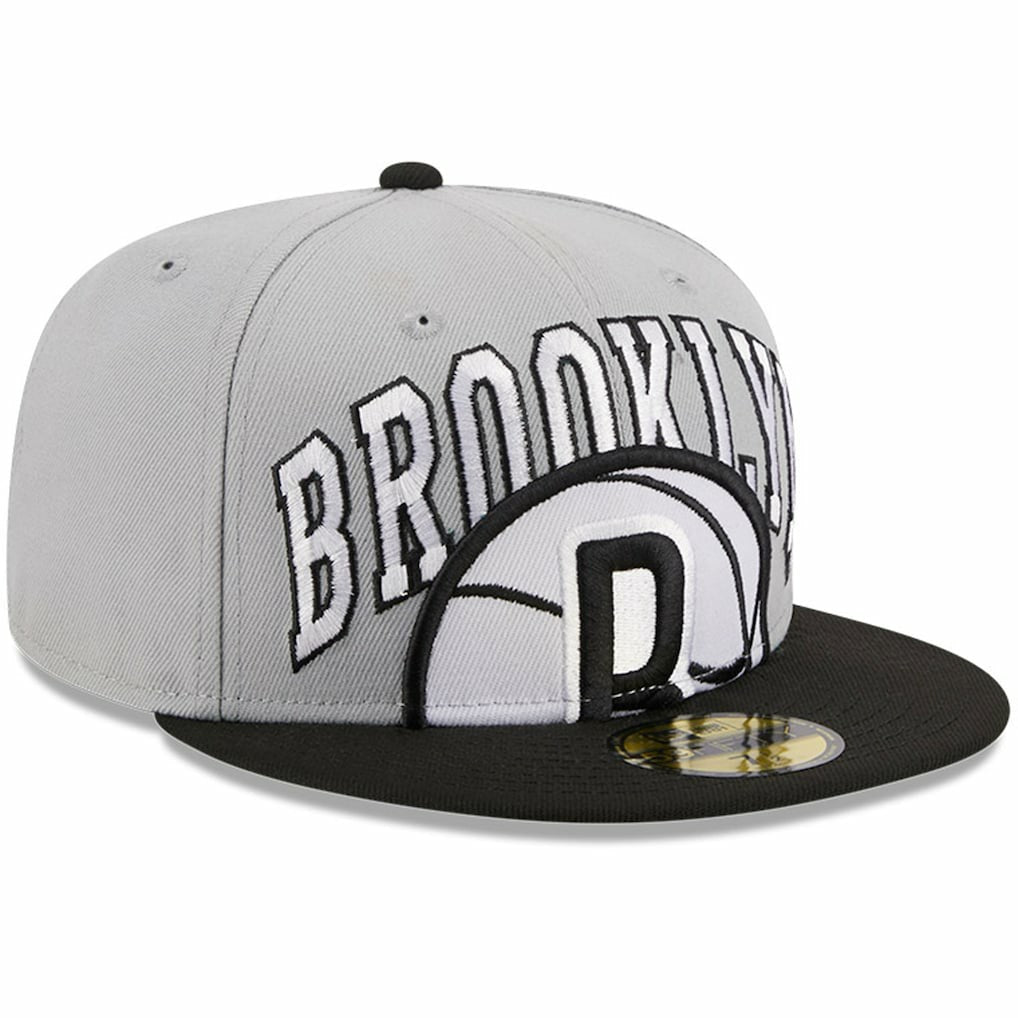 New Era - Brooklyn Nets Tip-Off Two-Tone 59FIFTY Fitted Hat - Gray/Black
