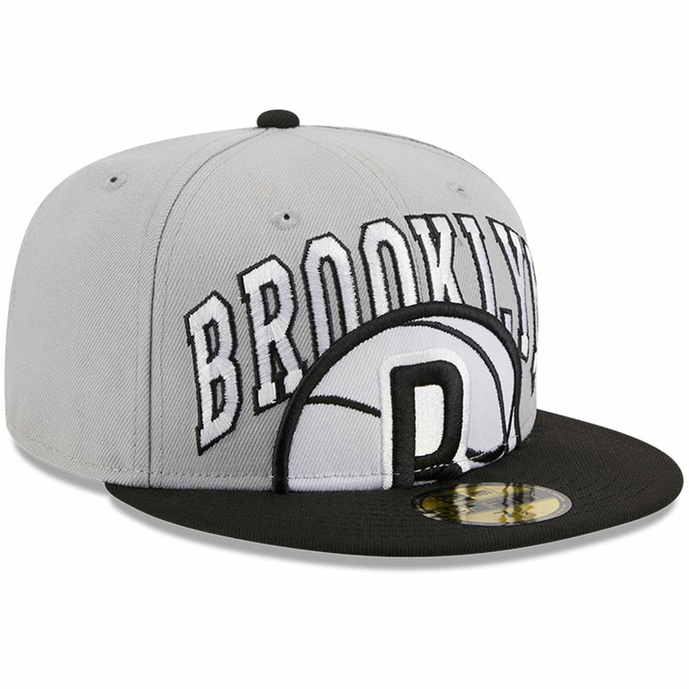 New Era - Brooklyn Nets Tip-Off Two-Tone 59FIFTY Fitted Hat - Gray/Black