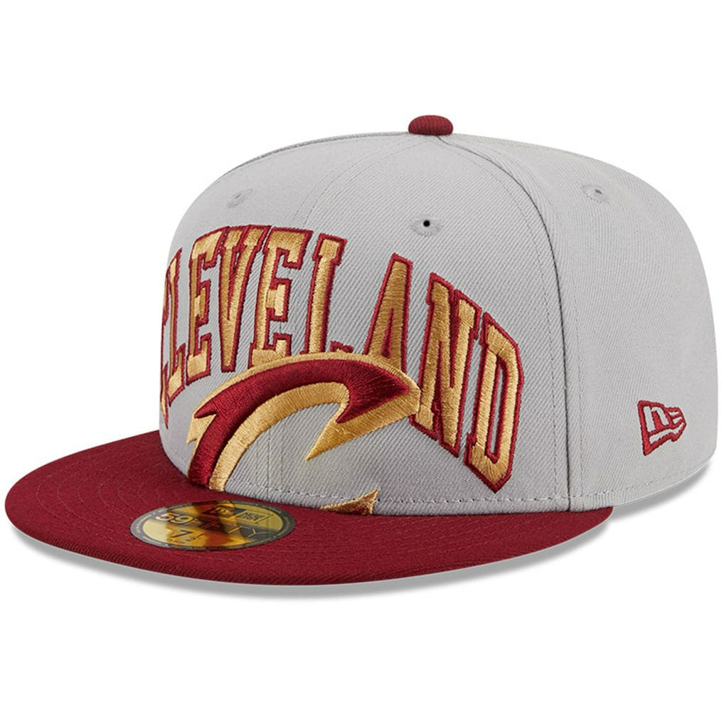 New Era - Cleveland Cavaliers Tip-Off Two-Tone 59FIFTY Fitted Hat - Gray/Wine