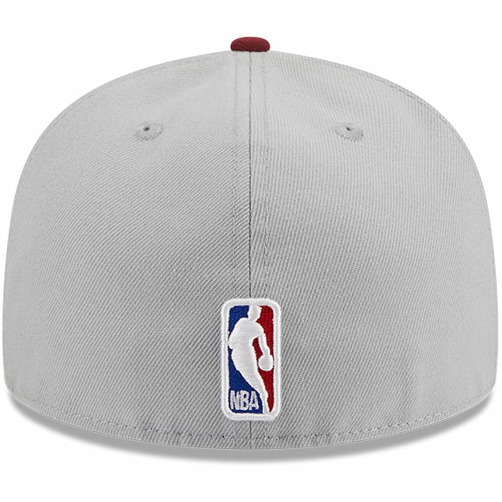 New Era - Cleveland Cavaliers Tip-Off Two-Tone 59FIFTY Fitted Hat - Gray/Wine
