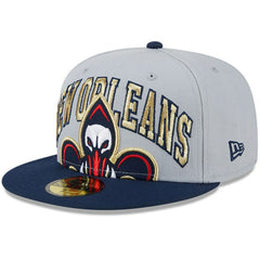 New Era - New Orleans Pelicans Tip-Off Two-Tone 59FIFTY Fitted Hat - Gray/Navy