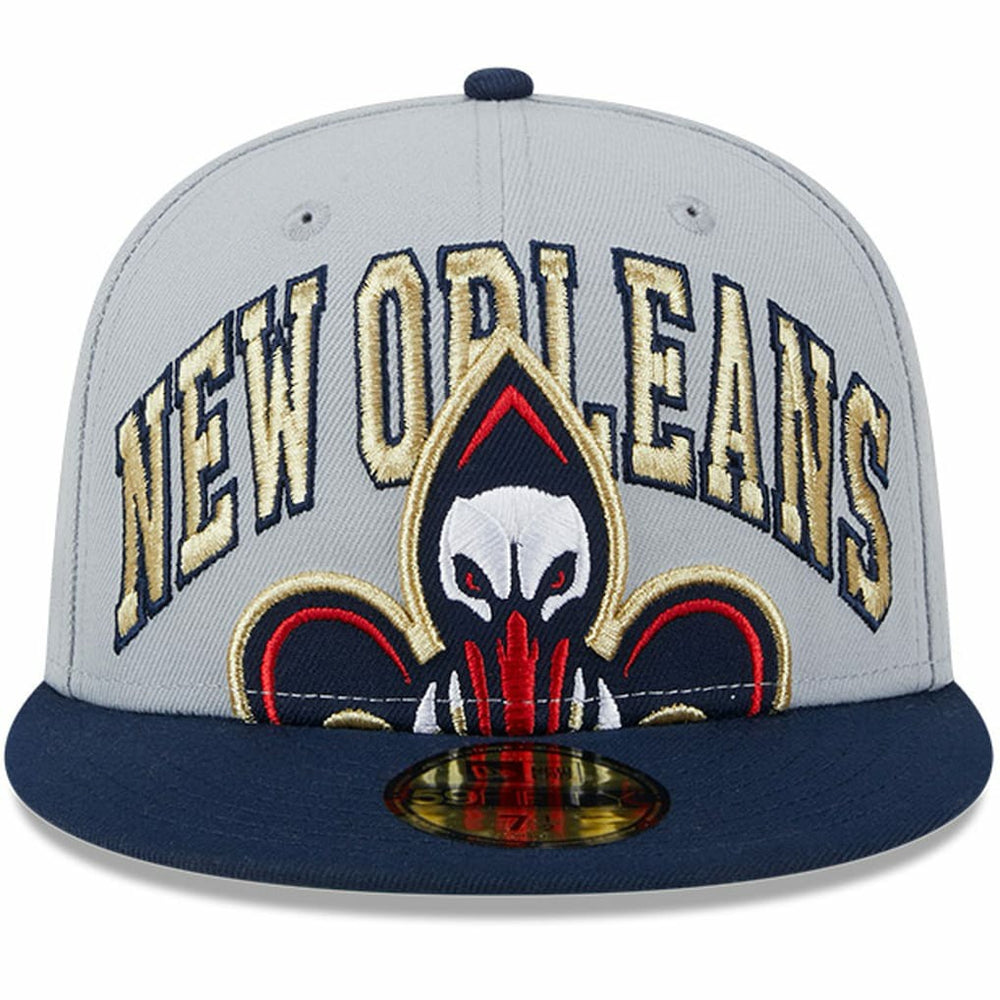 New Era - New Orleans Pelicans Tip-Off Two-Tone 59FIFTY Fitted Hat - Gray/Navy