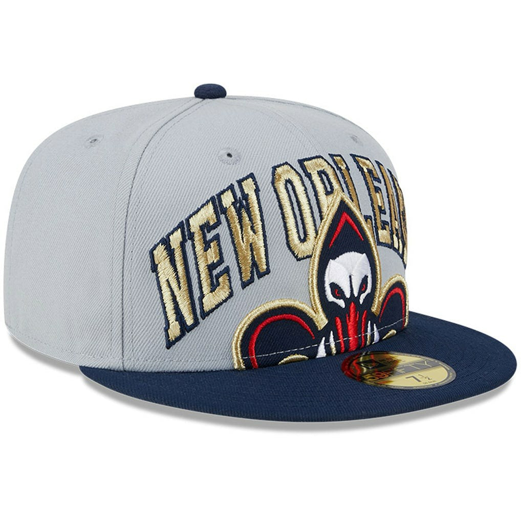 New Era - New Orleans Pelicans Tip-Off Two-Tone 59FIFTY Fitted Hat - Gray/Navy
