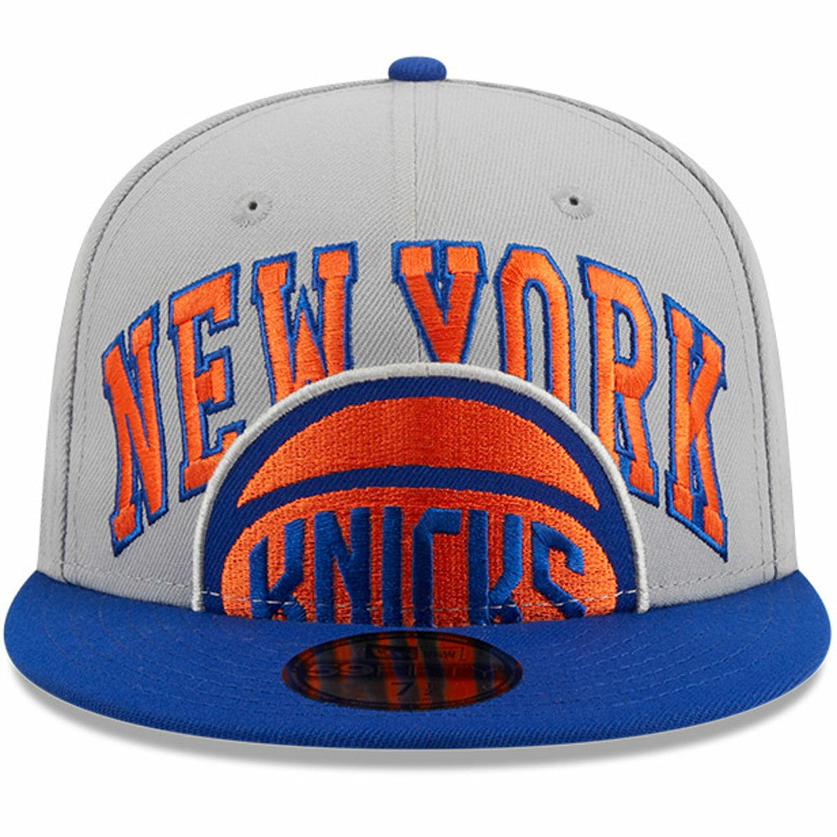 New Era - New York Knicks Tip-Off Two-Tone 59FIFTY Fitted Hat - Gray/Blue